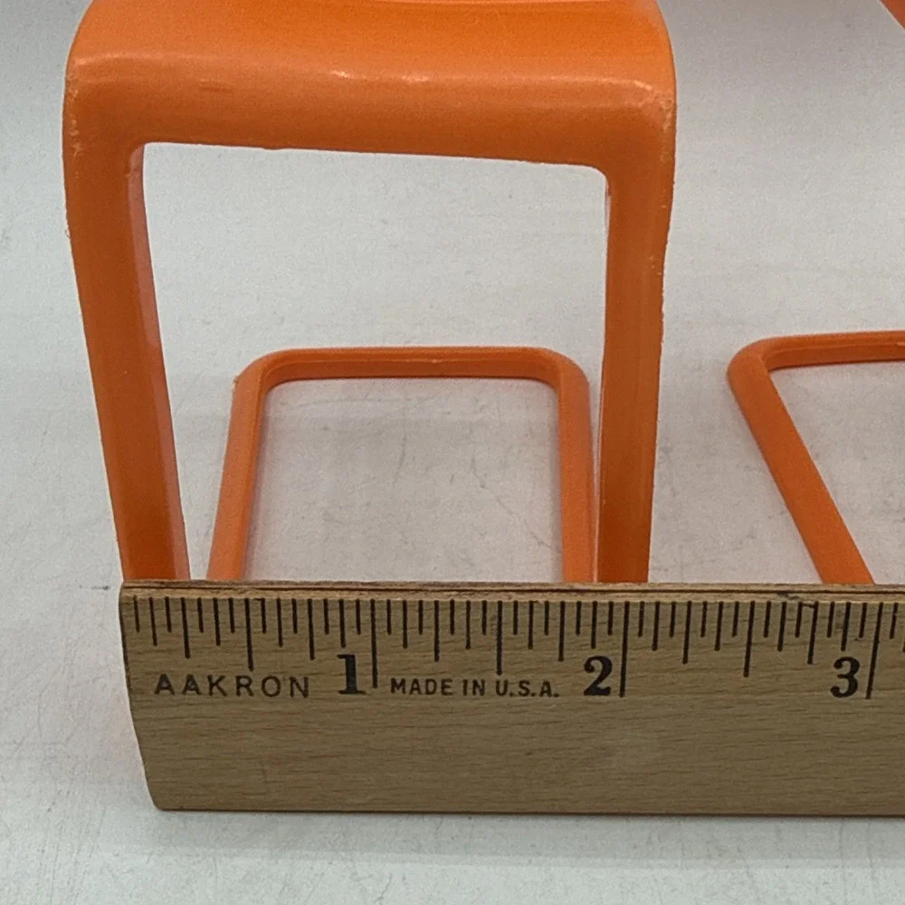 Barbie Doll House Playset 3-Story Townhouse DLY32 Replacement 2 Orange Chairs